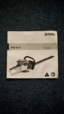 Genuine STIHL Model: HS45 Hedge Trimmer Manual.