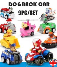 9PCS Dog Patrol Pull Back Toys