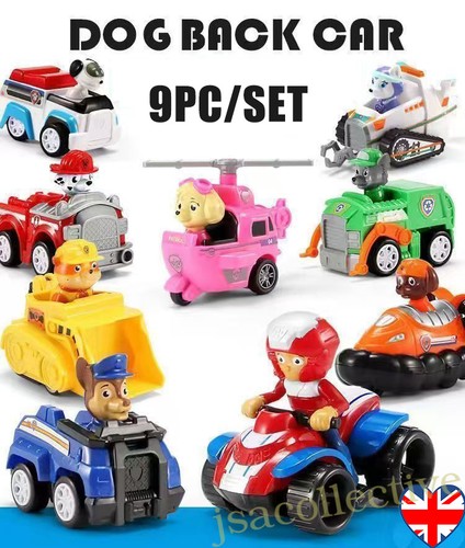 9pcs dog patrol - pull, back