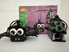  Lego 40493 Hanging Spider and Haunted House Pack ( Retired ).
