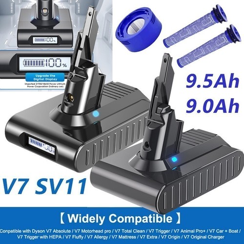 9500mah battery for dyson - for, v7