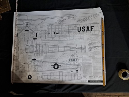 Model airplane large printed - large,