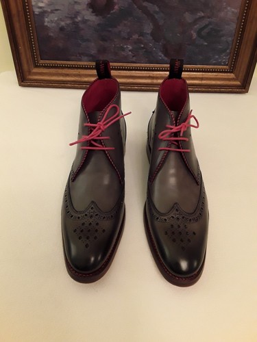 Jeffery west grey leather - grey,