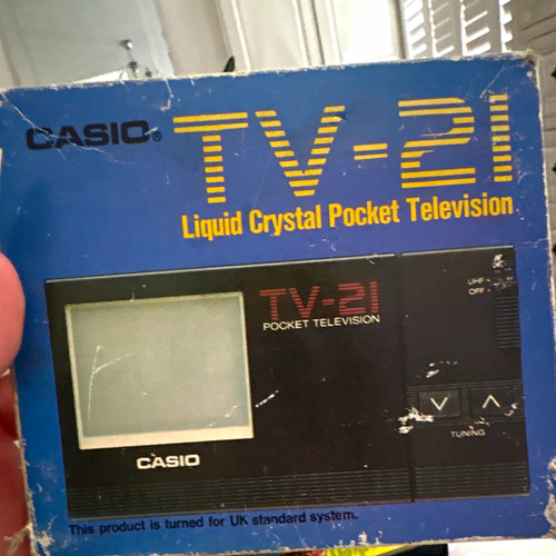 Casio liquid crystal - tv-21,