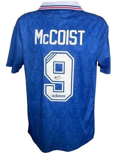 Ally mccoist signed - signed, rangers