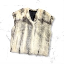 Pearl Cross Mink Fur Vest