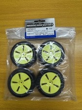 KYOSHO Mini Inferno Half 8  Tire & Wheel Set  (Yellow) IHTH01Y NIP Rare