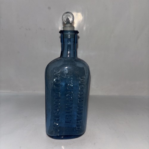 Vintage blue glass - vintage,