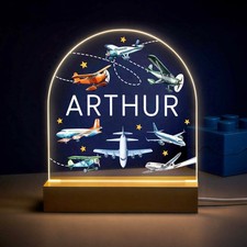 Personalised led airplane - personalised,