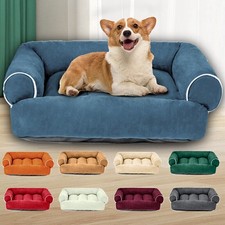 Pet Dog Bed Dog Sofa Deep Sleep Bed Rectangle Sofa-Style Pet Bed with WH