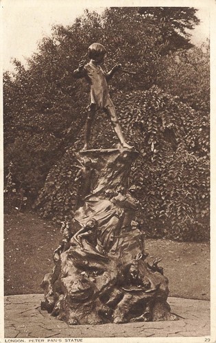 Peter pan statue kensington - statue,