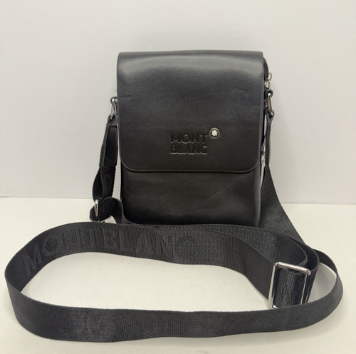 Montblanc black leather - montblanc,