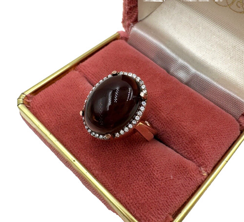 Diamond halo smoky - diamond,