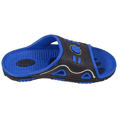 Mens open toe sliders - slip, on