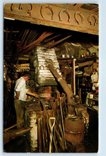 Postcard Farriers Forge Blacksmith Horseshoes