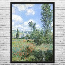 Monet View of Vetheuil Art