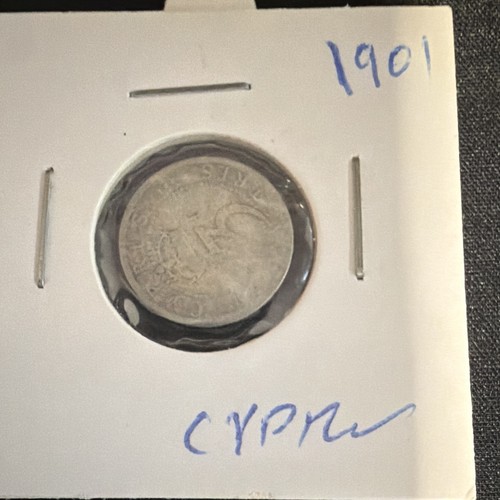 Cyprus coin 1901 - cyprus,