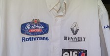 F1 Williams Renault  Official Race Team shirt , size L ,  1990,'s. 