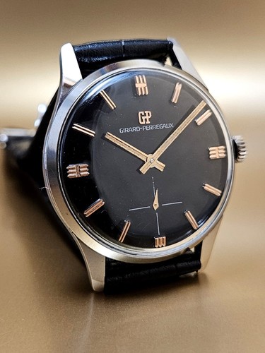 Vintage girard perregaux black - vintage,