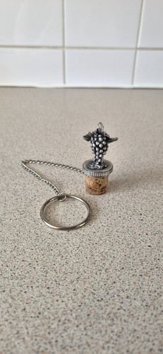 Vintage pewter wine - pewter, bottle