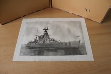 HMS HOOD - ROYAL  NAVY BATTLECRUISER  -  PRINT -  DAVE WHITFIELD