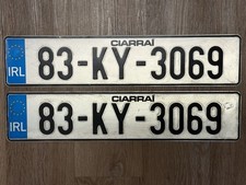 IRISH IRELAND LICENSE PLATES SOUTHWEST of IRELAND SOUVENIR IRISH LICENSE PLATES