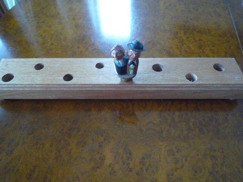 Solid oak bottle - oak, stopper