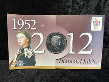 Great Britain, 2012 QEII Diamond Jubilee, Souvenir Medal in Card