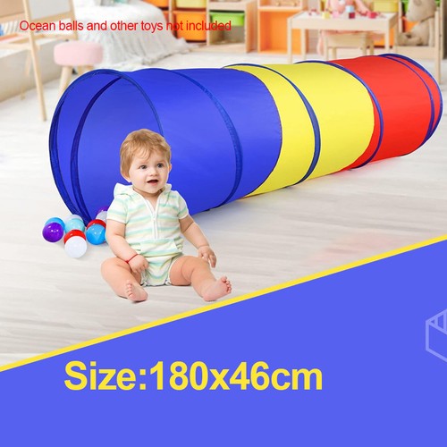 Children crawl tunnel tube - tube, pop