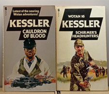 2 x Leo Kessler Paperbacks Cauldron Of Blood & Schirmer's Headhunters (Wotan)