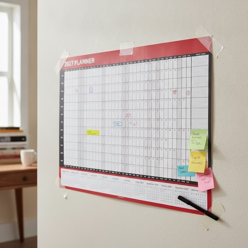 Durable 2027 wall planner - 2027,