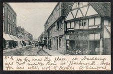 Postcard Godalming nr Guildford Surrey the High Street 1903 undivided back