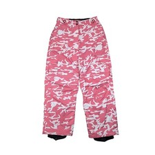 00s Airwalk Insulated Ski Trousers In Pink & White Camo Women's UK  14