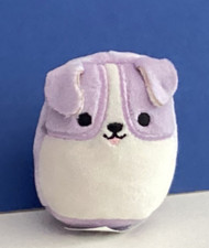 Squishville 2” -3”  Squishmallow  RARE  animal Rheya The Corgi Dog purple