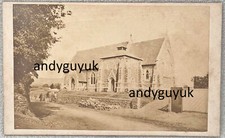 CDV UNKNOWN CHURCH BY SEELEY OF RICHMOND SURREY ANTIQUE PHOTO