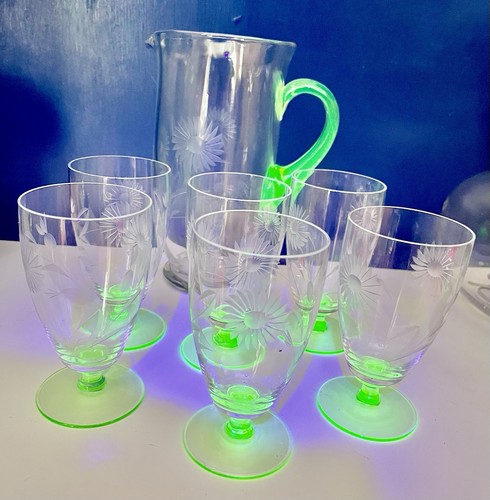 Vintage art deco - uranium, glass