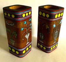 2 x Hand Painted  Bloomsbury