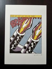 ROY LICHTENSTEIN Numbered