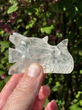Clear Quartz Brazilian Carved