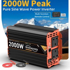 1000W 2000W Pure Sine Wave