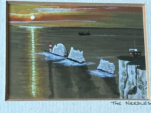 Small painting the needles - small,