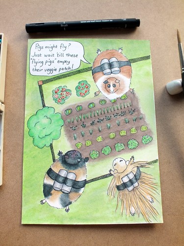 Guinea pigs might fly - guinea,