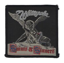 Whitesnake - Saints & Sinners - Vintage Woven Patch - David Coverdale