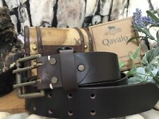 Double Pin Leather Belt Unisex