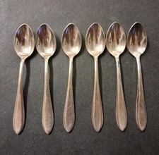 VINTAGE NIEUWPOORT 90 SILVER PLATE TEA SPOONS 