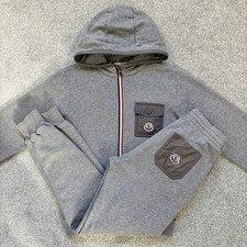 Moncler Tracksuit Grey Age10