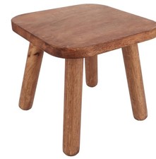 Small Wooden Stool - 24Cm