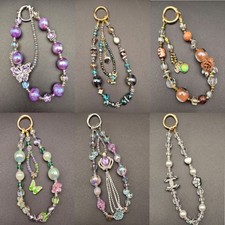 Luxury Mobile Phone Charm Crystal Beads Strap Cord Chain Keys Holder Gifts New