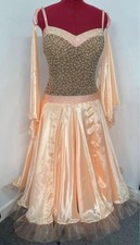 New Champagne Ballroom Dress Uk 12-14