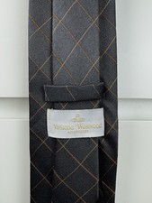 Vivienne Westwood Chocolate Brown Silk Tie Made In Italy. Great Condition